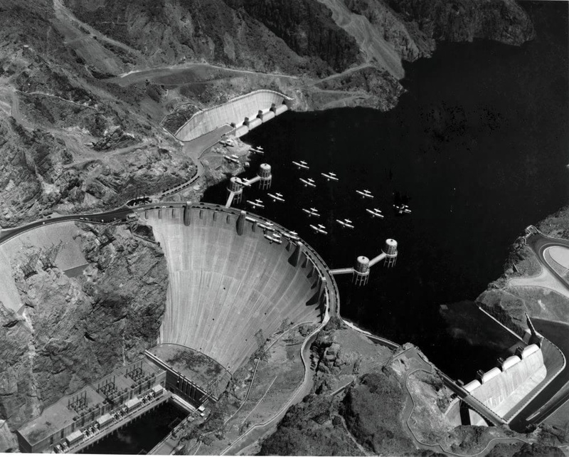hoover, landmark, beauty in nature, lake mead, environmental issues, land, architecture, history, nevada, black And White, industry, water, lake, Hoover Dam