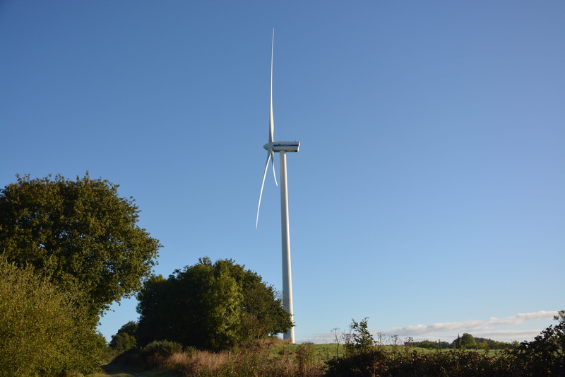 machine, wind turbine, landscape, low angle view, sky, blue, power supply, no people, environmental conservation, electricity, 5K, wind power, electric energy