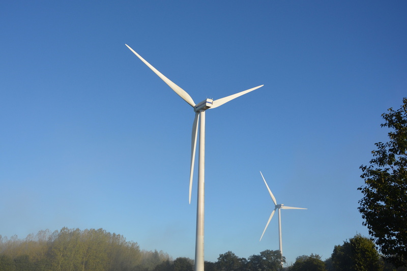 power supply, site wind turbines, electric energy, sky, landscape, contemporary form, outdoors, wind power, wings, clear sky, 5K, electricity, new energies