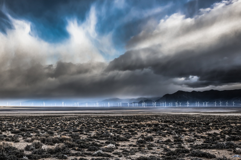 Wind Mill, 5K, Nevada, White Pine County, United States, Desert