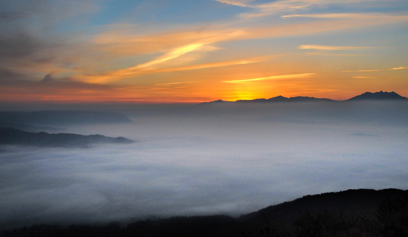 sea of clouds, water, scenics - nature, cloud - sky, sky, beauty in nature, majestic, tranquil scene, nature, 4K, asahi, volcano, sea, outdoors, tranquility