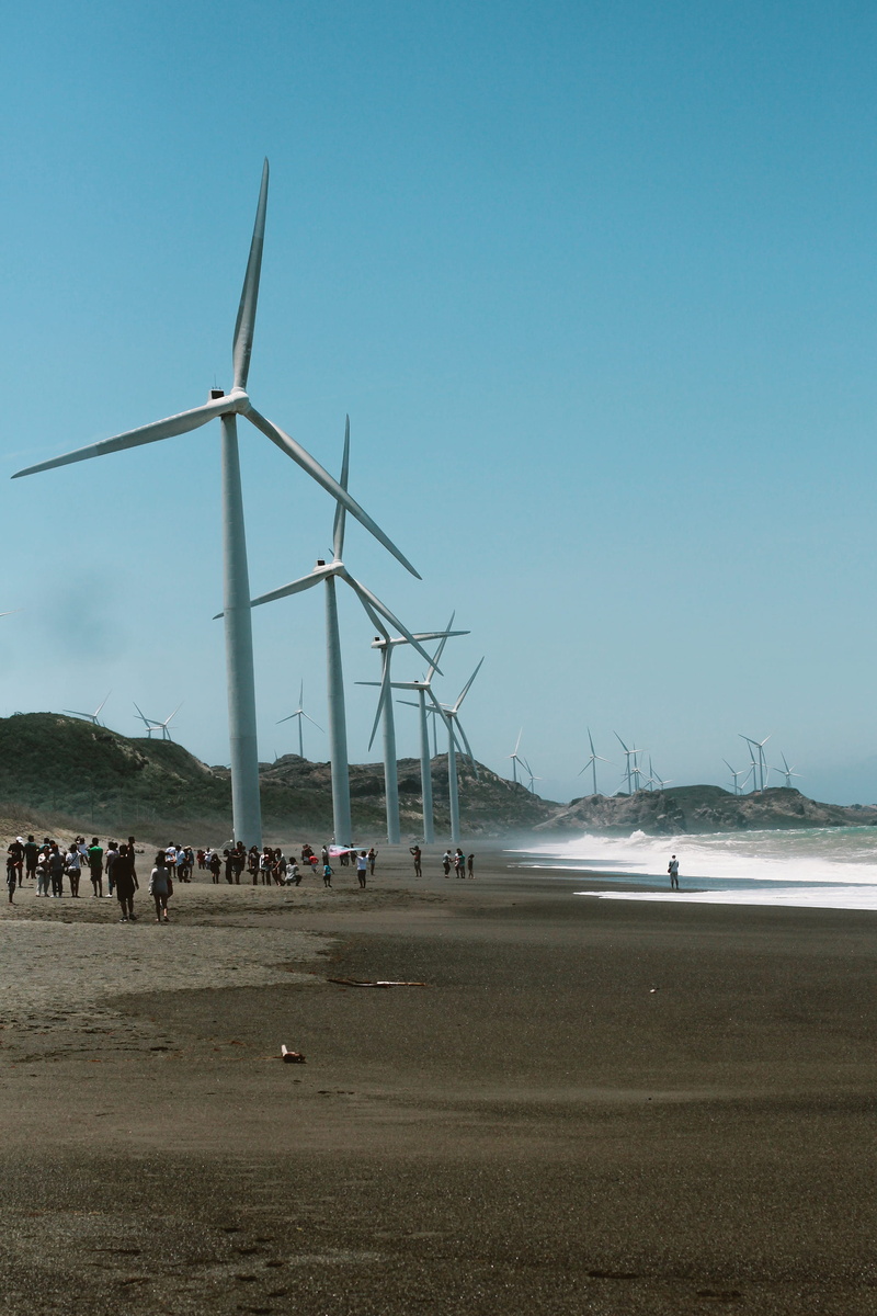 mills, wind, body, alternative, environmental conservation, turbine, water, nature, energy, landscape, beach, renewable energy, sky, fuel and power generation