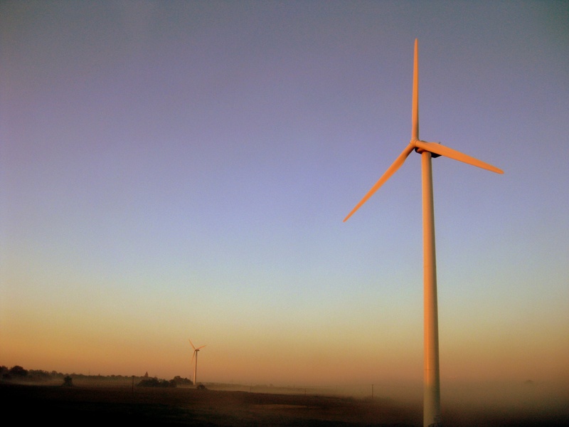 2K, windmill, clear sky, sunrise, wind power, renewable energy, technology, environmental conservation, power supply, no people, wind energy, pinwheel