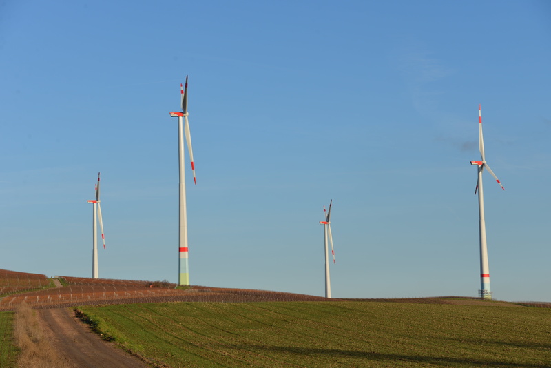 environment, sunlight, renewable energy, wind park, landscape, flag, propeller, agriculture, 5K, forward, rural scene, wind, wind power, nature, sky, outdoors