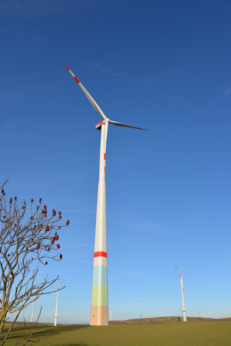 wind energy, meadow, rural scene, power generation, turbine, rotor, wind power, alternative energy, pinwheel, blue, wind, field, forward, 5K, day, sustainable resources