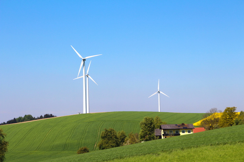 nature, field, grass, beauty in nature, 5K, winkraft, rotor, windräder, wind power, power in nature, outdoors, sustainable resources, wind turbine, wind