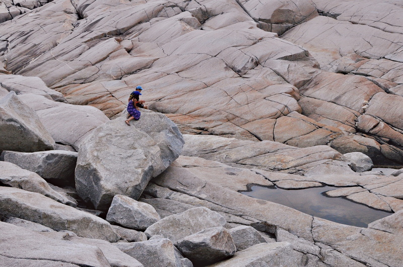 rock formation, children, geology, 2K, leisure activity, mountains, lifestyles, day, high angle view, men, rocks, healthy lifestyle, landscape, kids, hiking