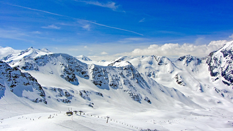 cold temperature, snowcapped mountain, mountain range, environment, sunlight, blue, covered, glacier, frozen, tranquil scene, frost, high, ski resort, adventure