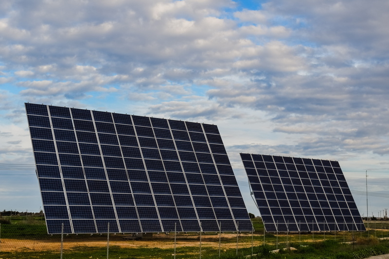 environmental issues, sunlight, outdoors, economy, Solar, sustainable, sky, cell, voltaic, cloud - sky, ecological, alternative energy, solar, white, technology