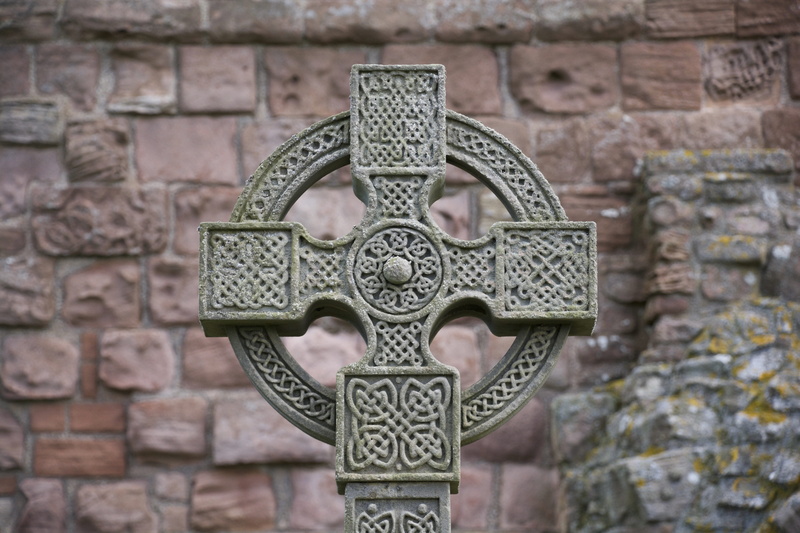 full frame, stone wall, design, carving - craft product, brick, Ancient, close-up, history, wall, wall - building feature, day, saint, pattern, Celtic