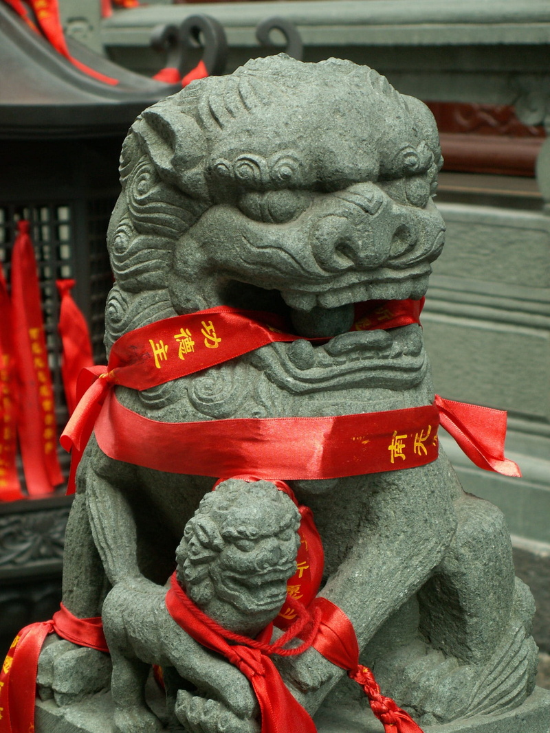 spirituality, Jade, china, ancient, 1080P, art and craft, Buddha, dog, architecture, belief, eastern, place of worship, male likeness, foo, oriental, jade