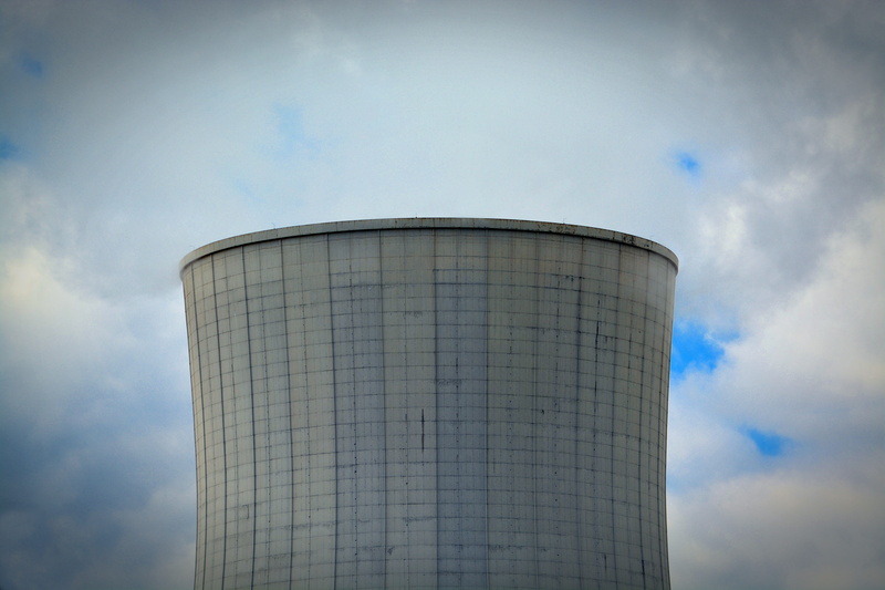 storage tank, no people, nature, fuel and power generation, clouds, blue, Power Plant, architecture, concrete, water tower - storage tank, container, silo