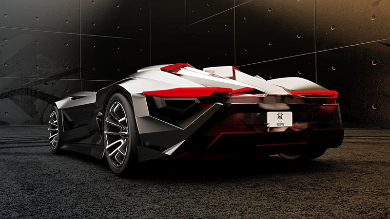 720P, roadster, concept, vapour