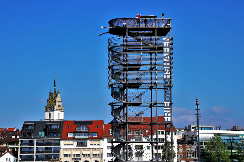 5K, building exterior, built structure, holiday, skyscraper, construction site, beach, friedrichshafen, tall - high, industry, relaxation, crane - construction machinery