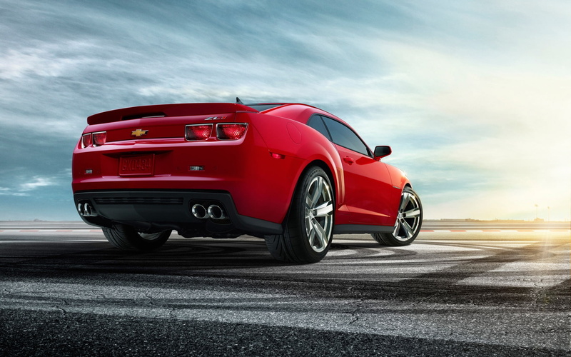 1080P, Chevy Camaro ZL1, rear, Camaro, Muscle Car, chevrolet, zl