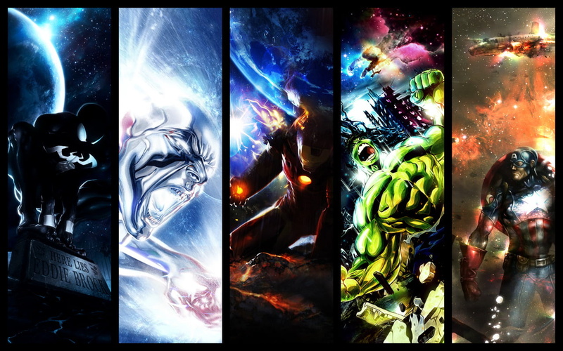 transfer print, no people, illuminated, Capitan America, auto post production filter, Hulk, indoors, Spider-Man, choice, statue, male likeness, human representation