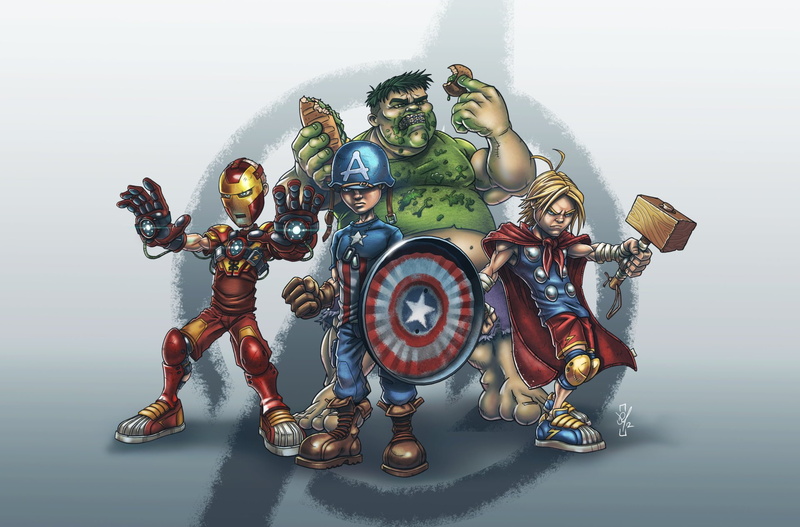 Hulk, The Avengers, Marvel Comics, Iron Man, Thor, Capitan America, 1080P