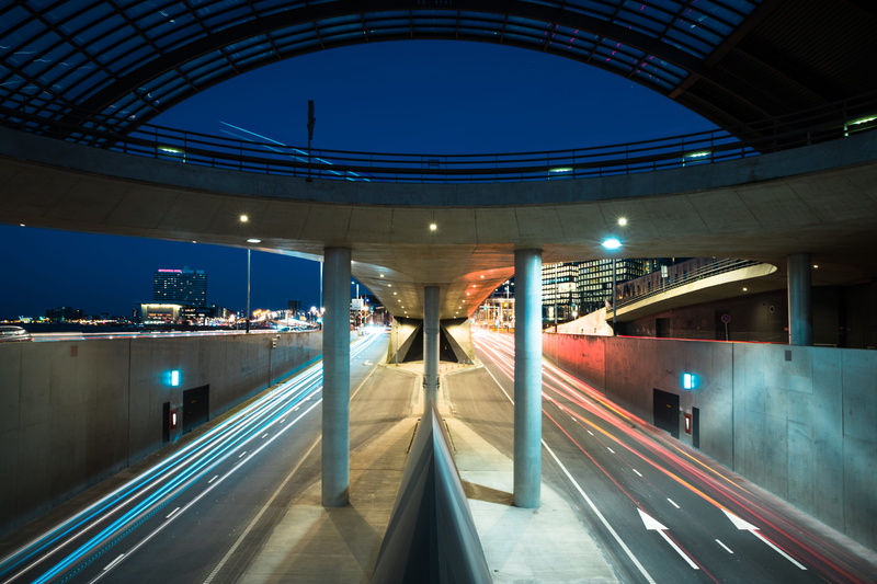 photography, connection, 5K, the way forward, modern, bridge - man made structure, road, lapse, night, city life, time, no people, architecture, mode of transportation