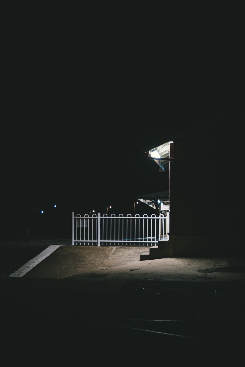 moody, 5K, street, outdoors, nature, transportation, direction, footpath, the way forward, road, australia, empty, architecture, railing, midnight, summer