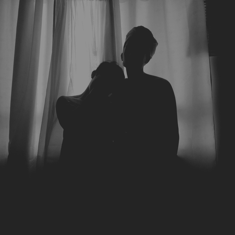 photo, home interior, real people, men, depression - sadness, care, contrast, gay, standing, black and white, lgbtqium, rear view, two, domestic room, two people