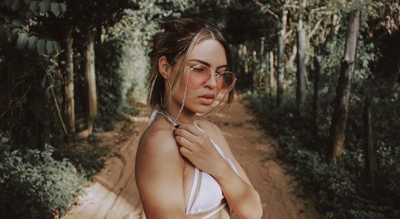 woman, trees, girl, forest, fashion, hairstyle, 5K, tree, style, beauty, plant, photoshoot, outdoors, beautiful woman, contemplation, wear, leisure activity