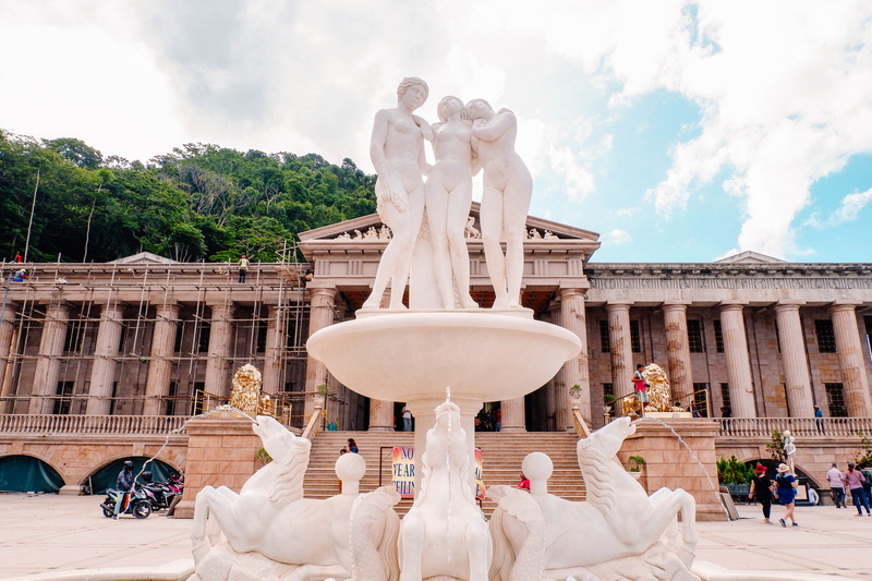 history, concrete, human representation, representation, travel, Cebu, art and craft, spirituality, group of people, built structure, 4K, sculpture, architectural column
