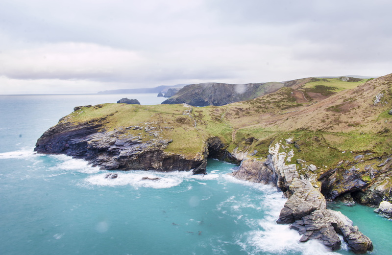 travelling, scenic, non-urban scene, cornish coast, summer, sky, beauty in nature, daylight, tranquil, seascape, beach, rocky coastline, island, scenics - nature