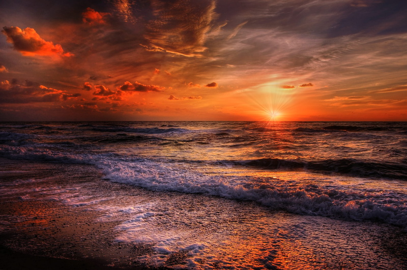 scenics - nature, sky, sand, nature, shore, scenic, cloud - sky, seascape, waves, horizon over water, tranquil, horizon, ocean, water, beauty in nature