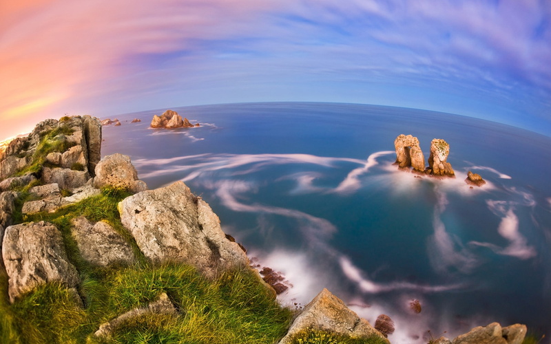 Look, Break, beauty in nature, sunset, Height, no people, 1080P, mountain, Sky, outdoors, Landscape, scenics - nature, non-urban scene, sea, water, nature
