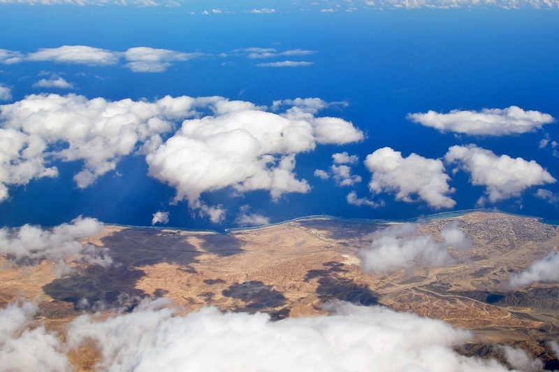 tranquil scene, Desert, outdoors, water, from above, no people, Sand, idyllic, sand, desert, Clouds, fluffy, scenics, cloud - sky, Heaven, white color