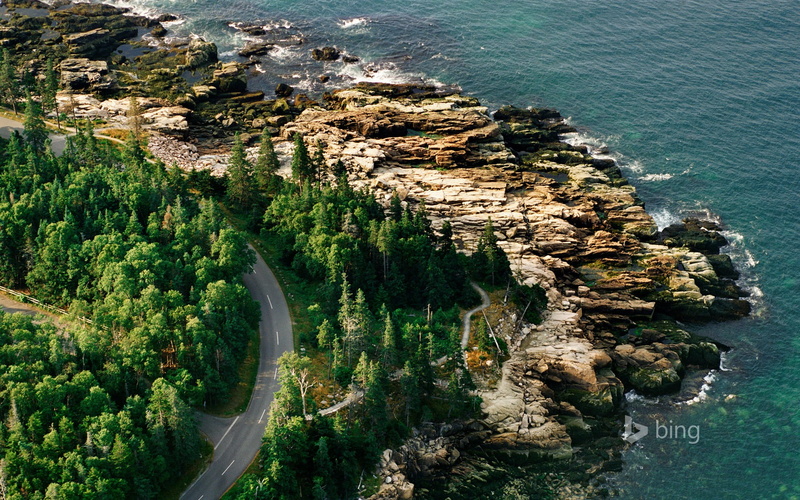 tranquil scene, formation, beauty in nature, water, no people, trees, coastal, sea, day, land, green, rock - object, growth, scenics - nature, solid, rock formation