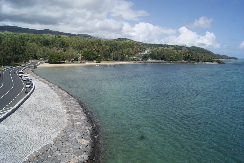 tree, idyllic, mauritius, day, maconde, cloud - sky, sky, scenics - nature, land, beach, travel, water, tranquility, turquoise colored, beauty in nature