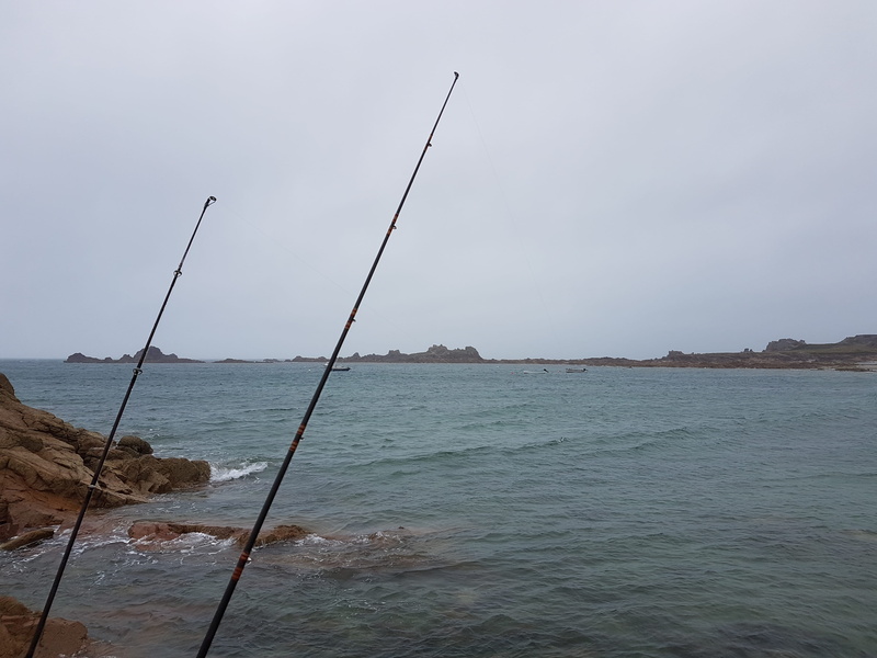 bass fishing, rock - object, fishing rods, rocks, land, fishing, sky, rock, scenics - nature, fishing rod, west coast, no people, sailboat, tranquil scene