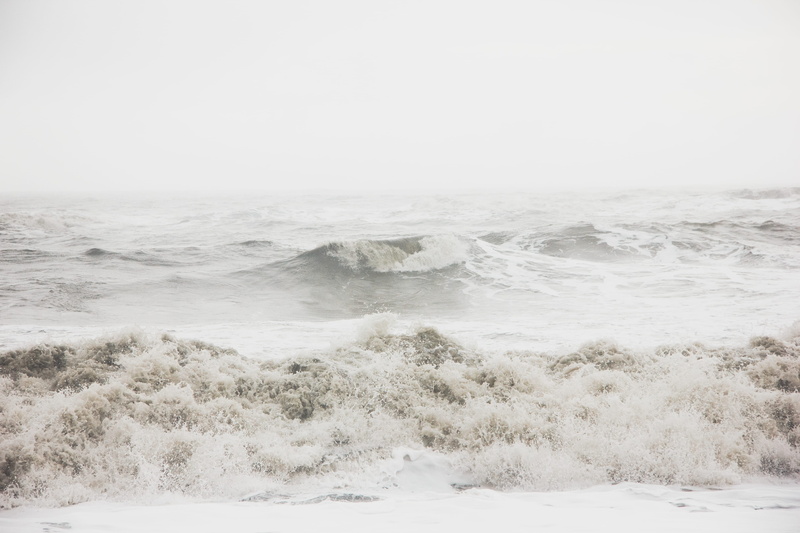 storm, wave, snow, sky, covered, land, beach, ocean, sport, aquatic sport, reynisfjara, surfing, nature, water, wafe, mountain, beauty in nature, rough water
