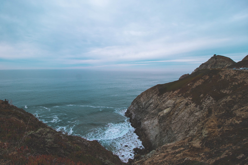 tranquility, mountain range, horizon over water, ocean, rock, sea, rocky coastline, landscape, tranquil scene, crest, wave, outdoors, motion, mountain