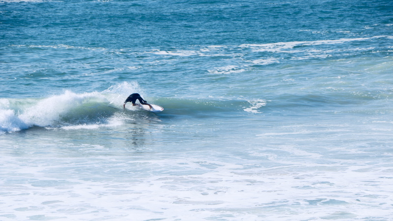 one person, real people, surfing, france, outdoors, blue, motion, wave, waterfront, power in nature, day, water, beauty in nature, one animal, sport, swimming