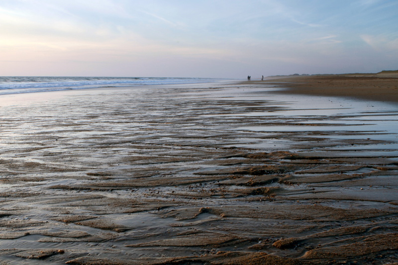 water, beauty in nature, beach, france, 5K, hossegor, tranquil scene, cloud - sky, scenics - nature, ocean, land, horizon over water, sky, non-urban scene