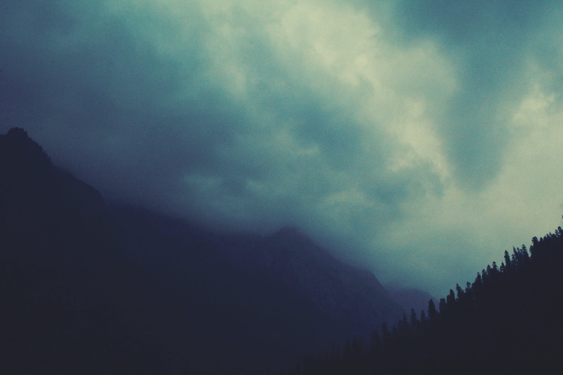 forest, cyan, mountain range, non-urban scene, pine woodland, mountain peak, plant, nature, landscape, environment, tranquility, sky, tranquil scene, no people