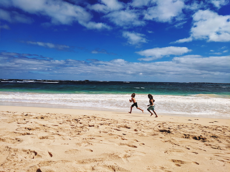 sports, working out, men, shorts, water, two people, person, positive emotion, togetherness, human, land, outdoors, cloud - sky, 4K, child, leisure activity