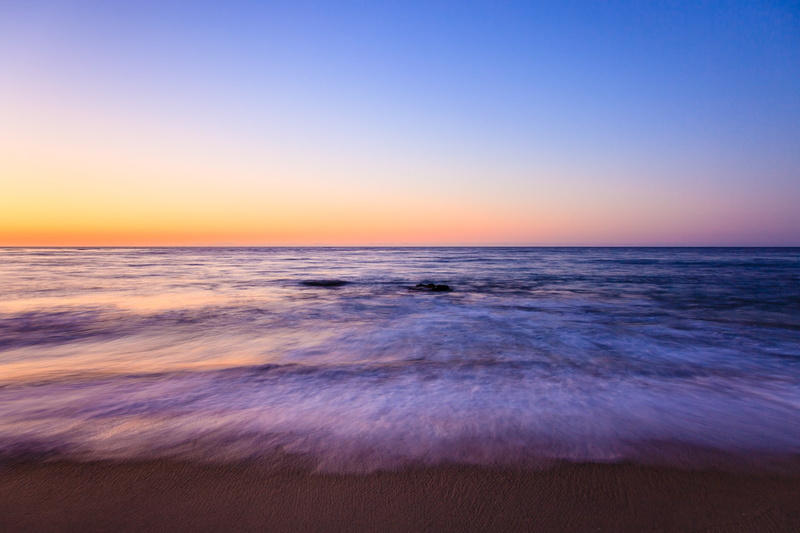 beach, sky, sunset, water, 1080P, sport, aquatic sport, land, urban skyline, motion, outdoors, beach sunset long exposure motion blur minimalism, surfing