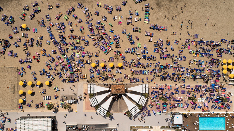 s, indoors, architecture, city, large group of people, drone, party, travel destinations, shape, day, pier, sea, backgrounds, umbrella, ocean, aerial, bird