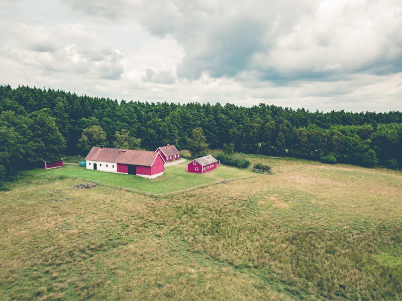 outdoors, air, built structure, land, travel, scenics - nature, growth, drone, nature, house, 2K, dji, camp, tree, landscape, no people, building exterior
