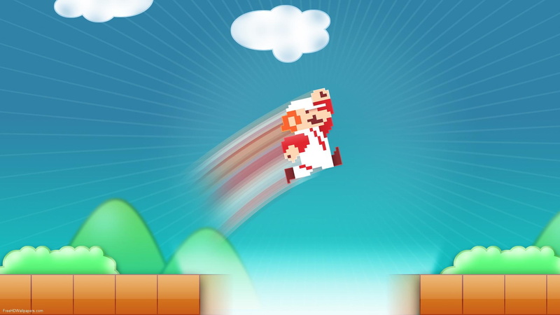 video games, bit, hd, 1080P, mario, 8