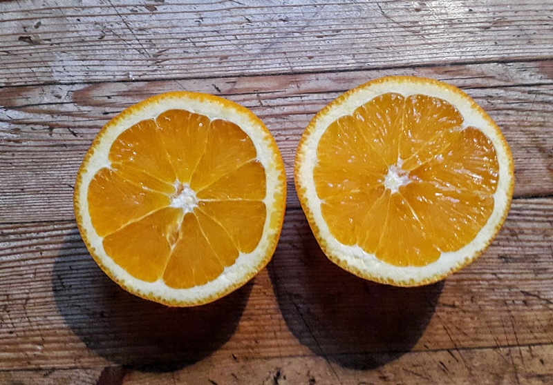 yellow, 1080P, high angle view, slice, indoors, ripe, wood - material, halved, still life, orange, natural, no people, healthy eating, wellbeing, wood grain