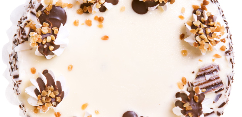nobody, directly above, chocolate, freshness, nut, crust, meal, sweet, indulgence, isolated, drink, indoors, sweet food, large group of objects, studio shot