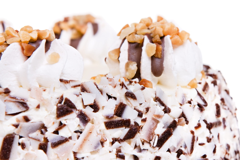 white, nut - food, meal, indulgence, food, crust, cream, raisin, bake, no people, fattening, yummy, candy, chocolate, pie, drink, close-up, food and drink