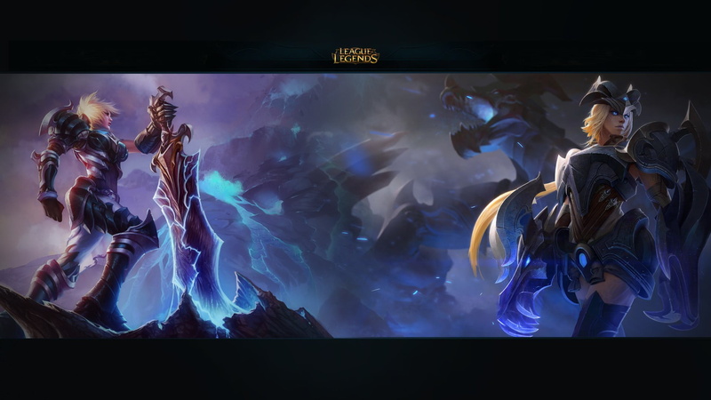 League of Legends, Shyvana, digital, 1080P, league, legends, Riven