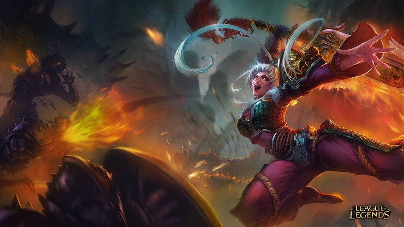 smoke - physical structure, event, nightlife, underwater, one person, League Of Legends, water, illuminated, lifestyles, Riven (League Of Legends), women
