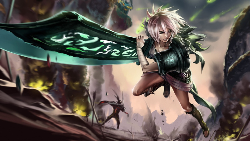 video games, 1080P, League of Legends, Riven