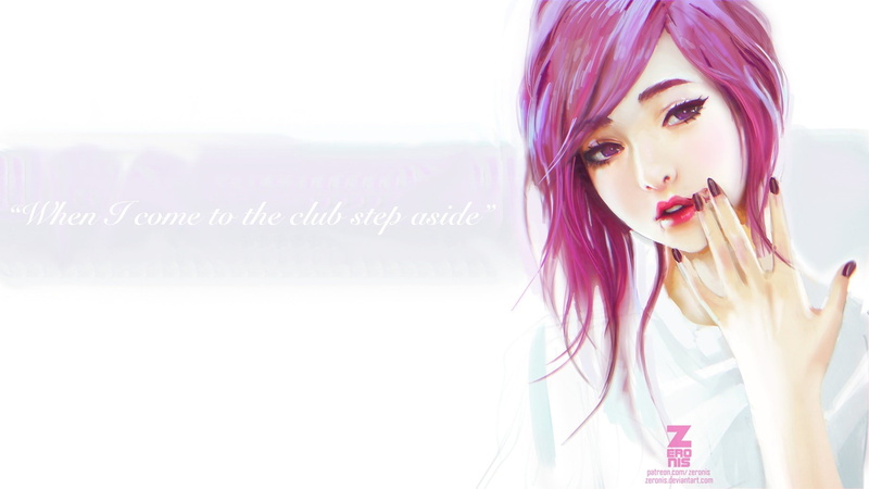 720P, Zeronis, anime, pink eyes, pink hair, original characters, anime girls
